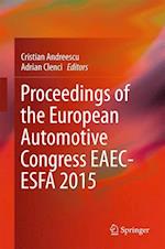 Proceedings of the European Automotive Congress EAEC-ESFA 2015