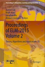 Proceedings of ELM-2015 Volume 2