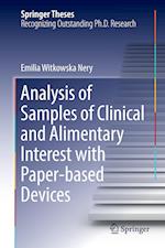 Analysis of Samples of Clinical and Alimentary Interest with Paper-based Devices