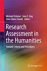 Research Assessment in the Humanities
