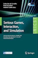 Serious Games, Interaction, and Simulation