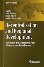 Decentralisation and Regional Development