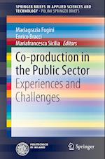 Co-production in the Public Sector