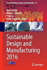 Sustainable Design and Manufacturing 2016