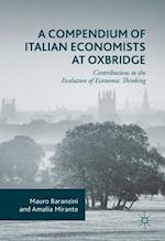 Compendium of Italian Economists at Oxbridge