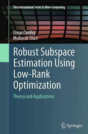 Robust Subspace Estimation Using Low-Rank Optimization