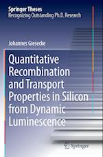 Quantitative Recombination and Transport Properties in Silicon from Dynamic Luminescence