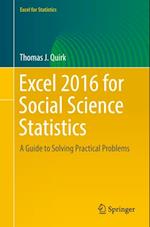 Excel 2016 for Social Science Statistics