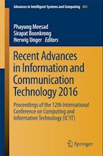 Recent Advances in Information and Communication Technology 2016