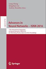 Advances in Neural Networks – ISNN 2016