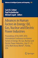 Advances in Human Factors in Energy: Oil, Gas, Nuclear and Electric Power Industries