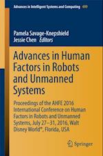 Advances in Human Factors in Robots and Unmanned Systems