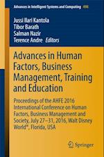 Advances in Human Factors, Business Management, Training and Education