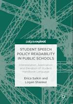 Student Speech Policy Readability in Public Schools