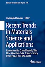 Recent Trends in Materials Science and Applications