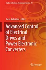 Advanced Control of Electrical Drives and Power Electronic Converters