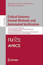 Critical Systems: Formal Methods and Automated Verification