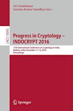 Progress in Cryptology – INDOCRYPT 2016