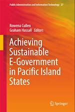 Achieving Sustainable E-Government in Pacific Island States