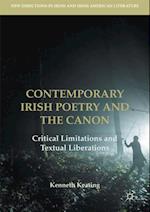 Contemporary Irish Poetry and the Canon