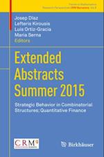 Extended Abstracts Summer 2015
