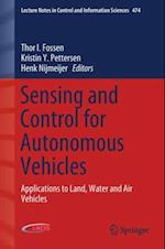 Sensing and Control for Autonomous Vehicles