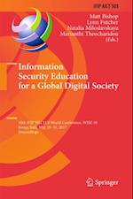 Information Security Education for a Global Digital Society