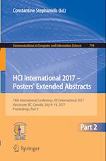 HCI International 2017 – Posters' Extended Abstracts