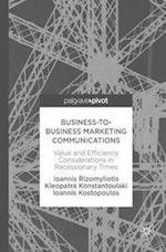 Business-to-Business Marketing Communications