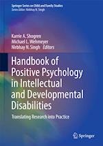 Handbook of Positive Psychology in Intellectual and Developmental Disabilities