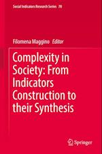 Complexity in Society: From Indicators Construction to their Synthesis