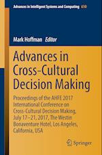 Advances in Cross-Cultural Decision Making