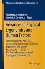 Advances in Physical Ergonomics and Human Factors