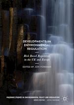 Developments in Environmental Regulation