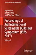 Proceedings of 3rd International Sustainable Buildings Symposium (ISBS 2017)