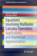 Equations Involving Malliavin Calculus Operators