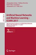 Artificial Neural Networks and Machine Learning - ICANN 2017