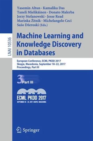 Machine Learning and Knowledge Discovery in Databases