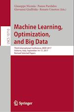 Machine Learning, Optimization, and Big Data