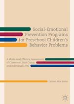 Social-Emotional Prevention Programs for Preschool Children's Behavior Problems