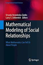 Mathematical Modeling of Social Relationships