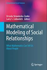 Mathematical Modeling of Social Relationships