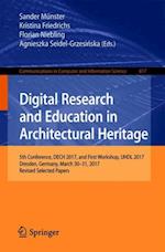 Digital Research and Education in Architectural Heritage