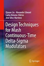 Design Techniques for Mash Continuous-Time Delta-Sigma Modulators