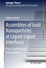 Assemblies of Gold Nanoparticles at Liquid-Liquid Interfaces