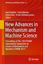 New Advances in Mechanism and Machine Science