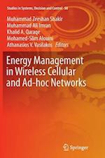 Energy Management in Wireless Cellular and Ad-hoc Networks