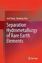 Separation Hydrometallurgy of Rare Earth Elements