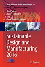 Sustainable Design and Manufacturing 2016