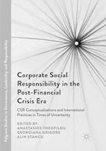 Corporate Social Responsibility in the Post-Financial Crisis Era